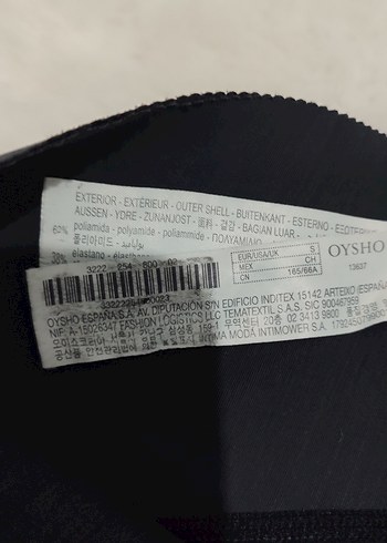 s Beden siyah Renk oysho iyah Kadın Spor Tayt, Sıkı Kesi