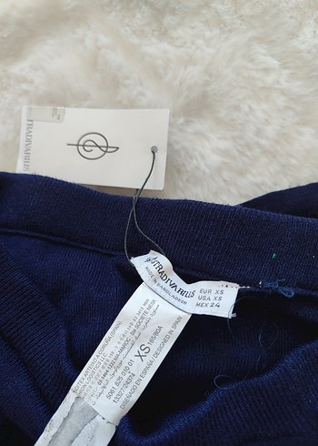 xs Beden stradivarius Kadın Lacivert Uzun Etek