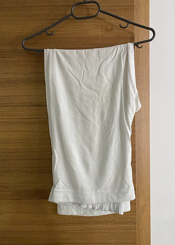 Beyaz üç parça lohusa takım - Görsel 4