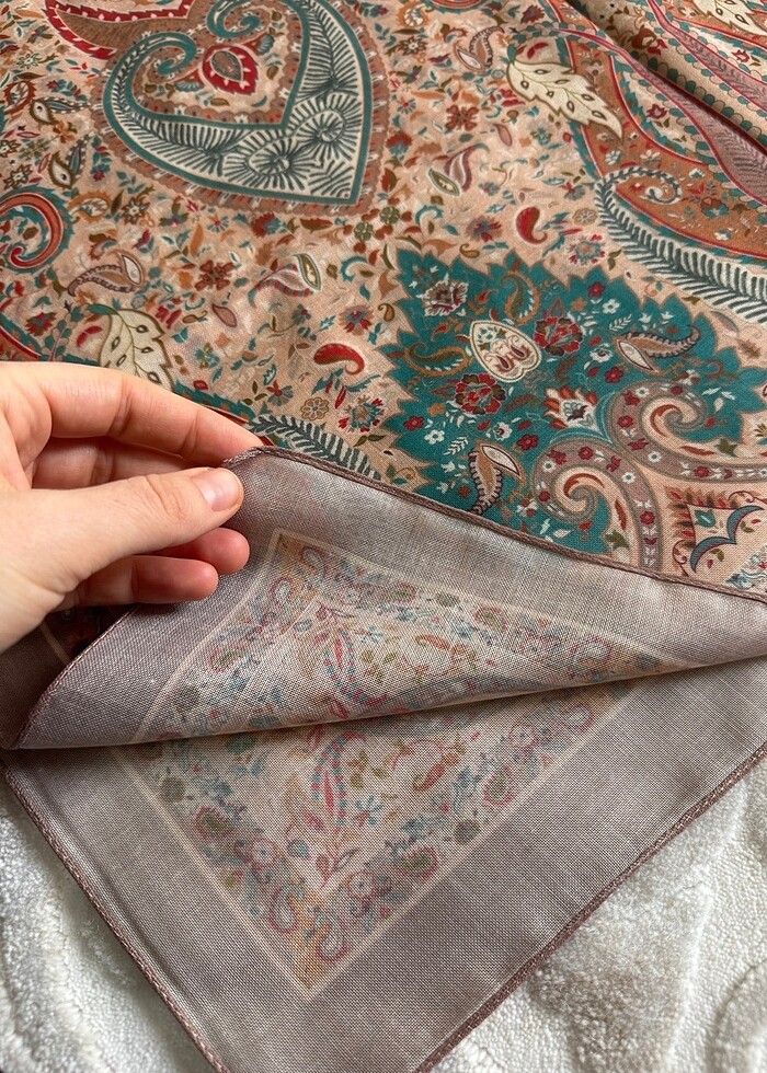 Etnik desen soft şal - Görsel 2