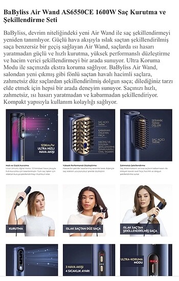 Beden Babyliss Saç Şekillendirici