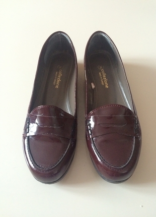 bordo oxford ayakkabı