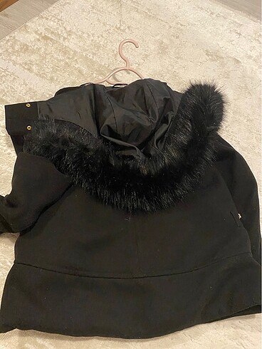 Zara xs beden kaşe kaban - Görsel 5