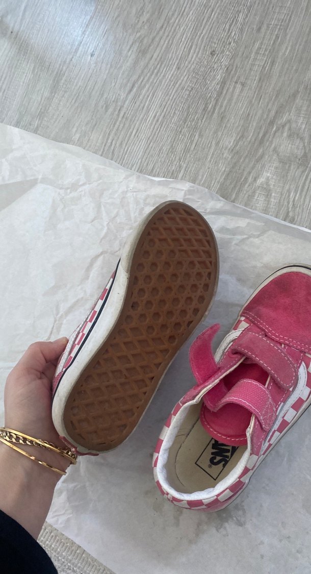 Kız Çocukları için Pembe Bağcıksız Sneakers - Görsel 3