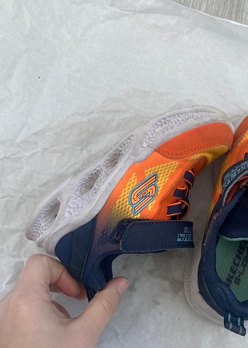 Skechers Turuncu ışıklı  Erkek Çocuk Spor Ayakkabı - Görsel 3