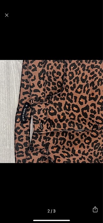 LC Waikiki Leopar desenli pantolon