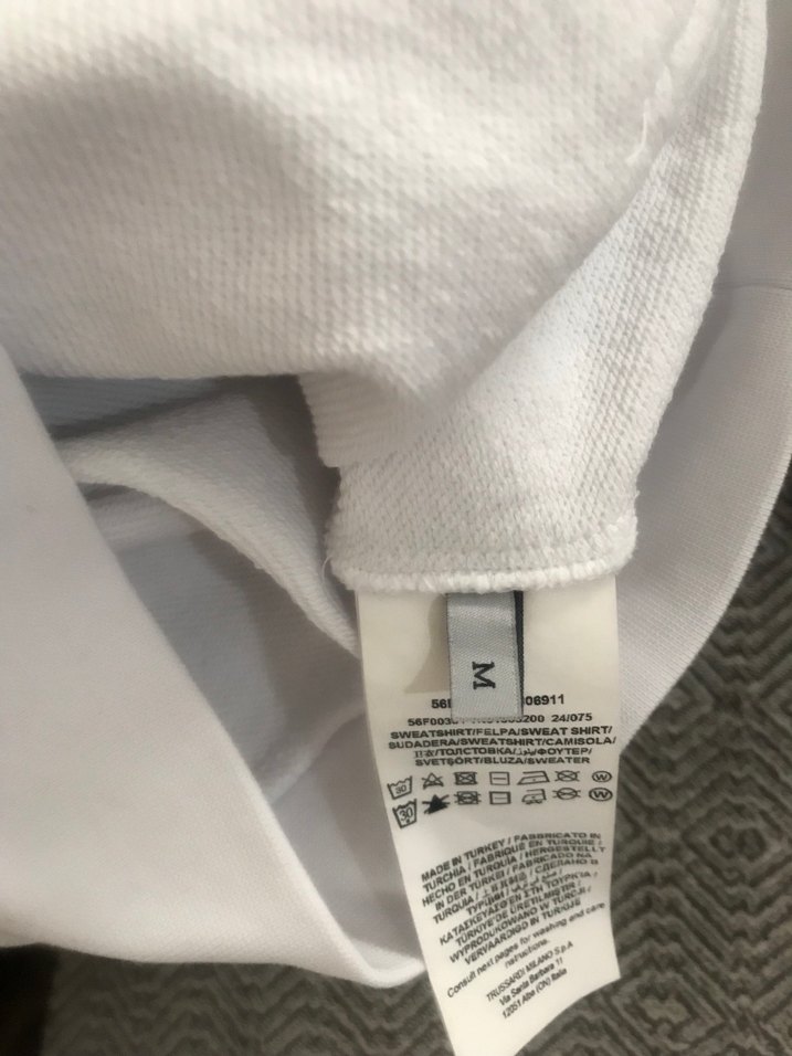 Trussardi Milano Beyaz Kadın Sweatshirt - Görsel 3