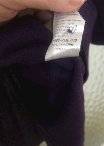 Orjinal Lacoste Uzun Mor Kadın Elbise - Görsel 5