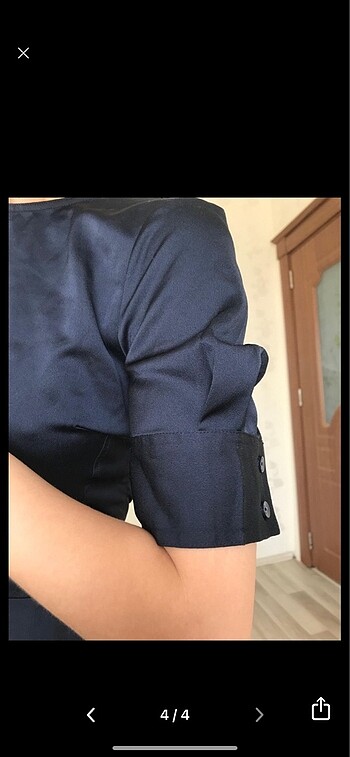 Saten elbise - Görsel 2