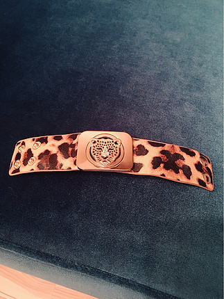Leopar desenli bileklik