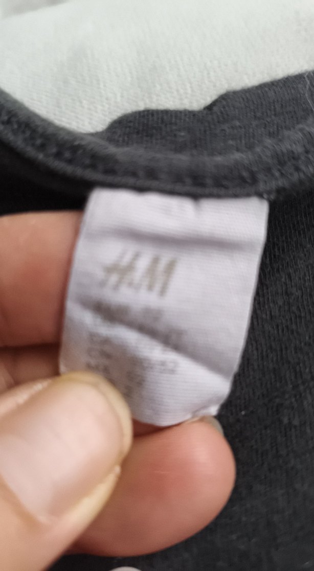 Kız Çocuk Siyah Uzun Kollu Baskılı Tişört - Görsel 3