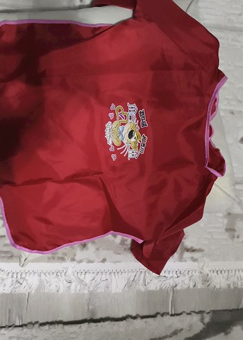 Bordo Baskılı Bebek Önlüğü - Görsel 2