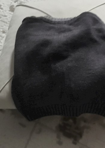 Gri Erkek Çocuk Triko Kazak - Görsel 4