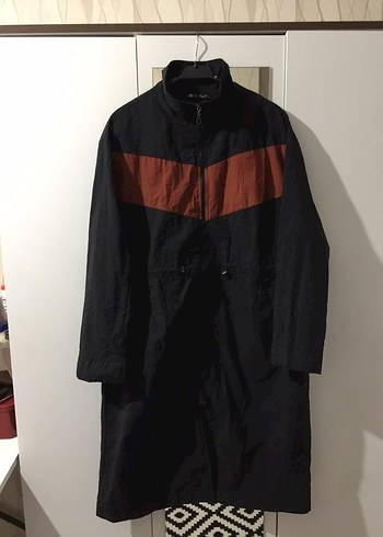 Yağmurluk&Rüzgarlık uzun siyah - Görsel 2