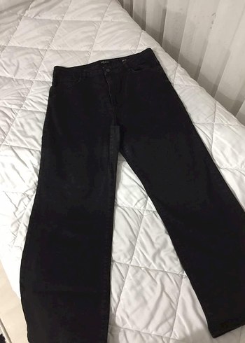 LC Waikiki Siyah bol paça kot pantolon