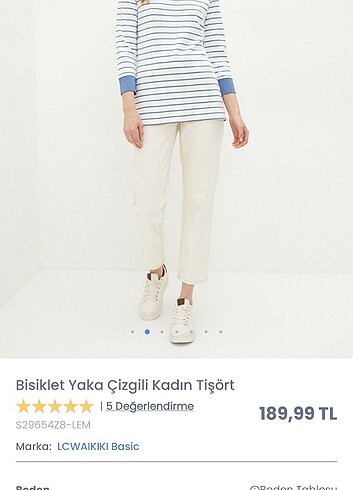 Çizgili tişört
