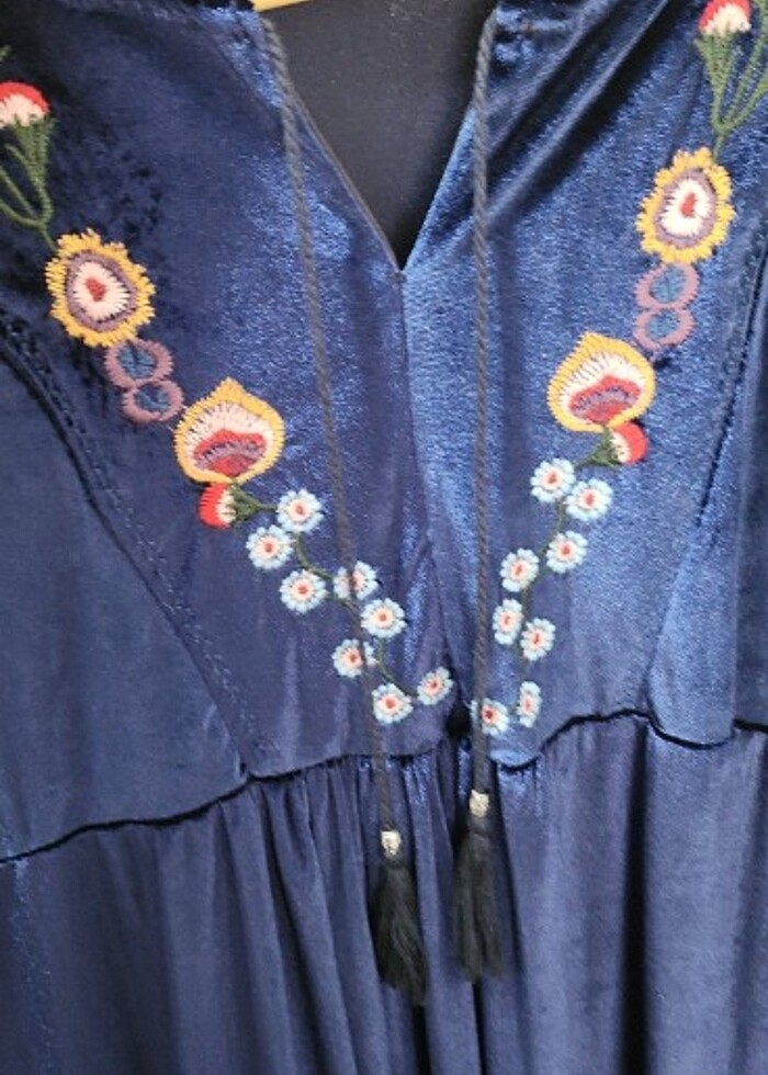 Kadife elbise  - Görsel 3