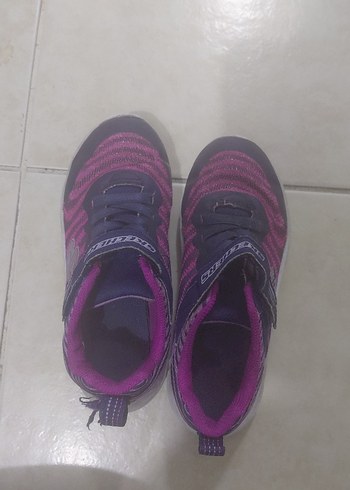 Mor Renkli Kız Çocuk Spor Ayakkabı - Görsel 3