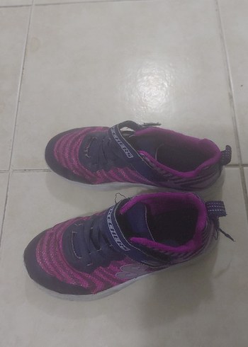 Mor Renkli Kız Çocuk Spor Ayakkabı - Görsel 2