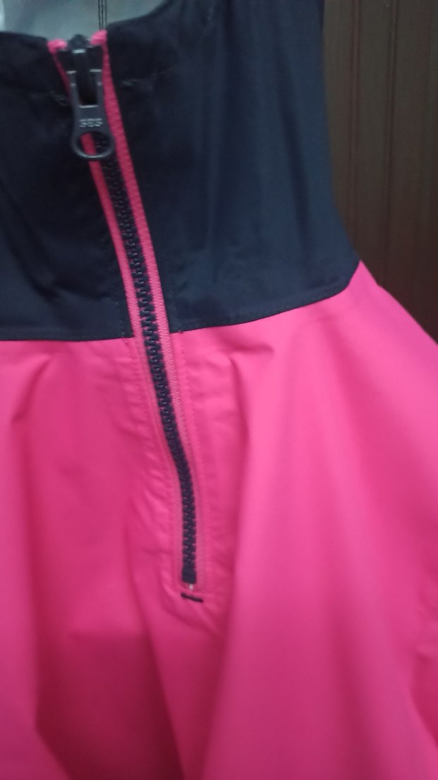 Decathlon Pembe, Kapüşonlu Kız Çocuk Yağmurluk - Görsel 3