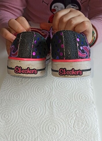 35 Beden 35 no SKECHERS Işıklı Kız Çocuk Ayakkabı 