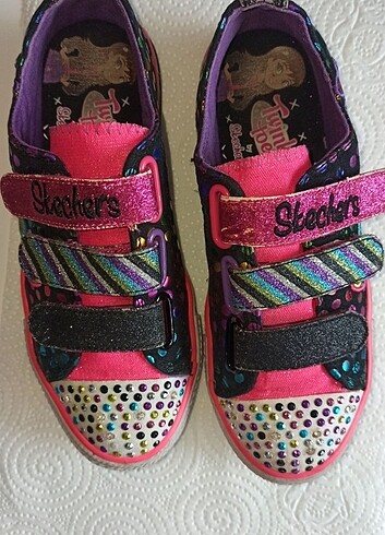 Skechers 35 no SKECHERS Işıklı Kız Çocuk Ayakkabı 