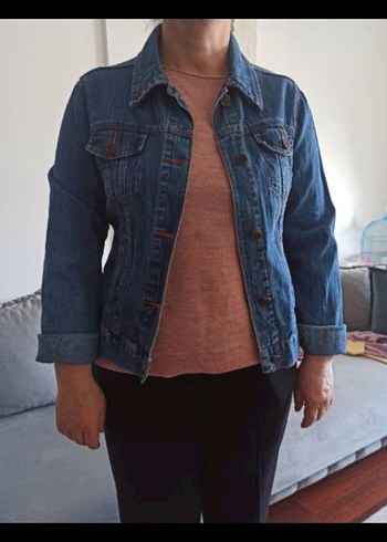 Lcw Vision Gömlek Yaka Jean Ceket - Görsel 4