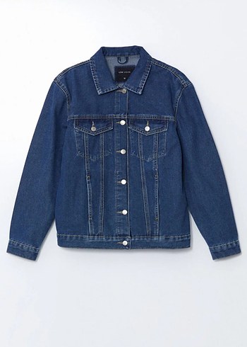 Lcw Vision Gömlek Yaka Jean Ceket - Görsel 2