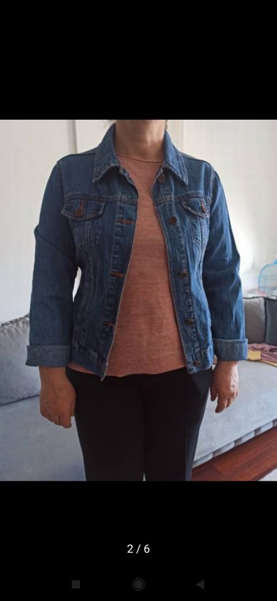 Lcw Vision Gömlek Yaka Jean Ceket - Görsel 4