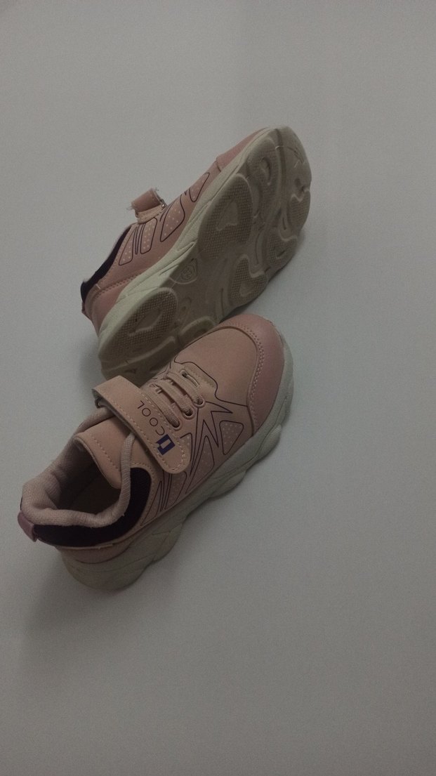 Kız Çocuk Pembe Velcro Spor Ayakkabı - Görsel 4