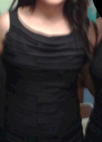 EKOL Piliseli Siyah Midi V Yaka Elbise - Görsel 6