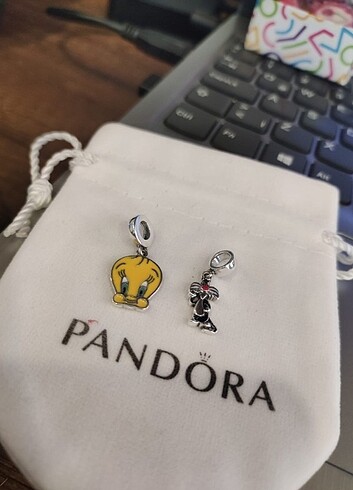  Beden altın Renk Pandora Charm