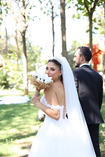 xs Beden A kesim gelinlik