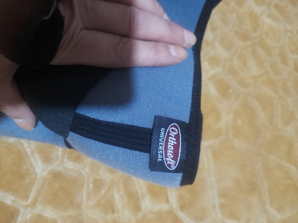 Mavi Biker Diz Koruyucu, Cırtcırtlı - Görsel 3