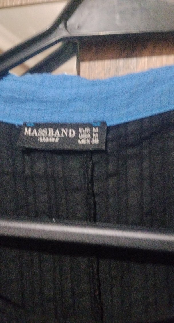 Straplez Mavi Uzun Kollu elbıse - Görsel 4