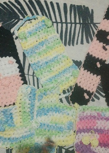 Pastel Renkli Çoklu Banyo Süngeri Seti - Görsel 5