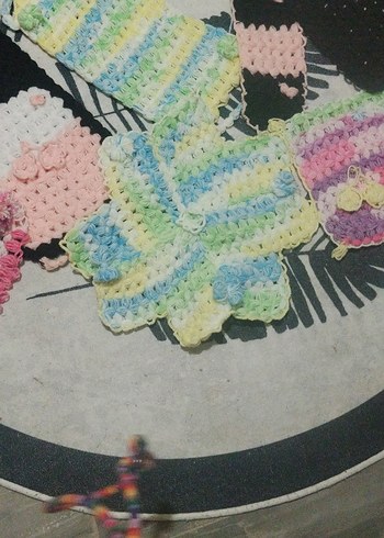 Pastel Renkli Çoklu Banyo Süngeri Seti - Görsel 3