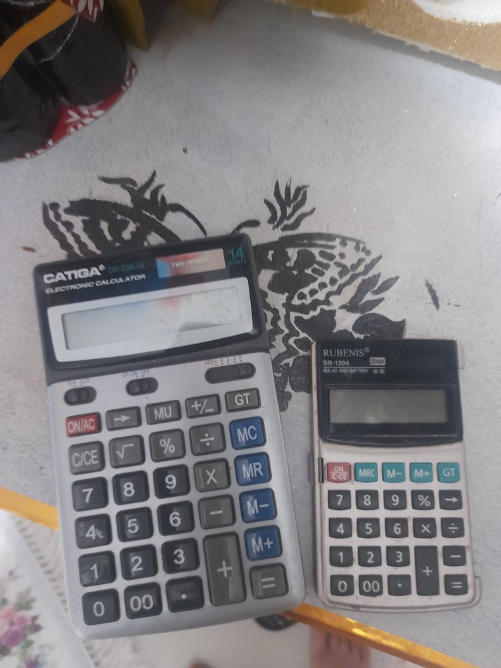 Gri CATIGA Hesap Makinesi - Görsel 3