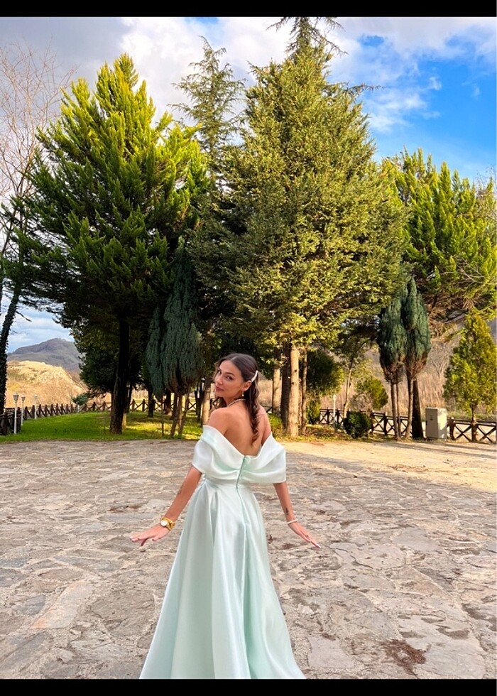 Nişan düğün kına söz elbisesi - Görsel 4