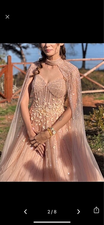 Nişan elbisesi tül - Görsel 9