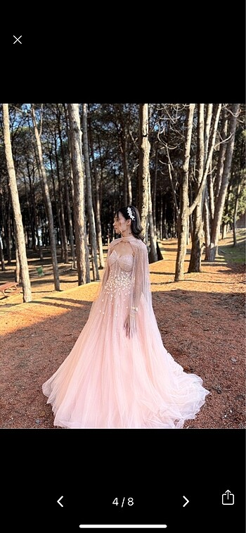 Nişan elbisesi tül - Görsel 11