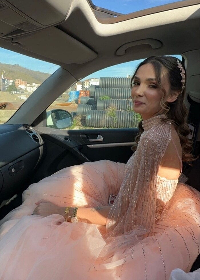 Nişan elbisesi tül - Görsel 3