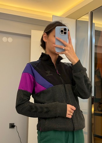 Kadın Gri Fermuarlı Yüksek Yaka Ceket - Görsel 4