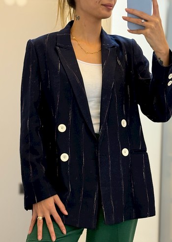 Blazer lacivert ceket - Görsel 6