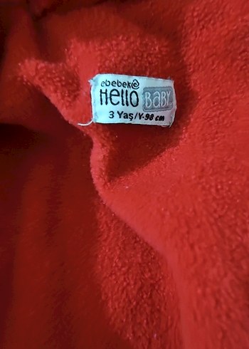 Kırmızı Çocuk Mont - Görsel 2