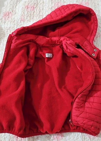 Kırmızı Çocuk Mont - Görsel 3