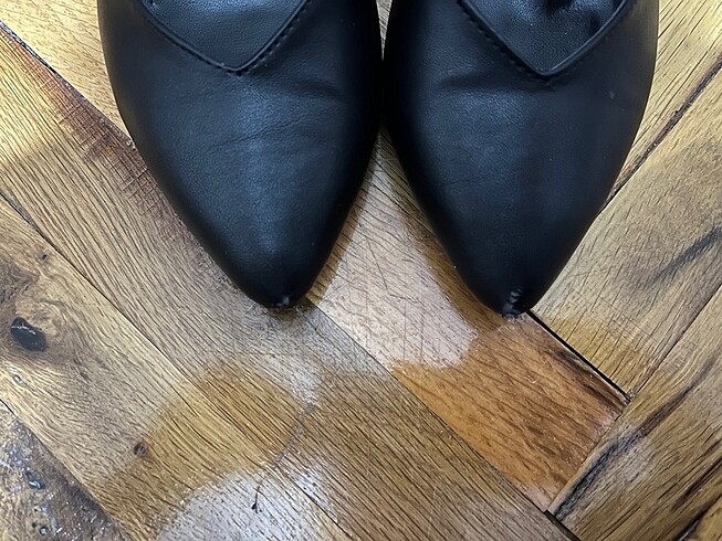 37 Beden siyah Renk Siyah kisa topuklu ayakkabi