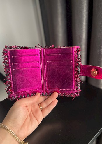 Pembe siyah cüzdan - Görsel 3