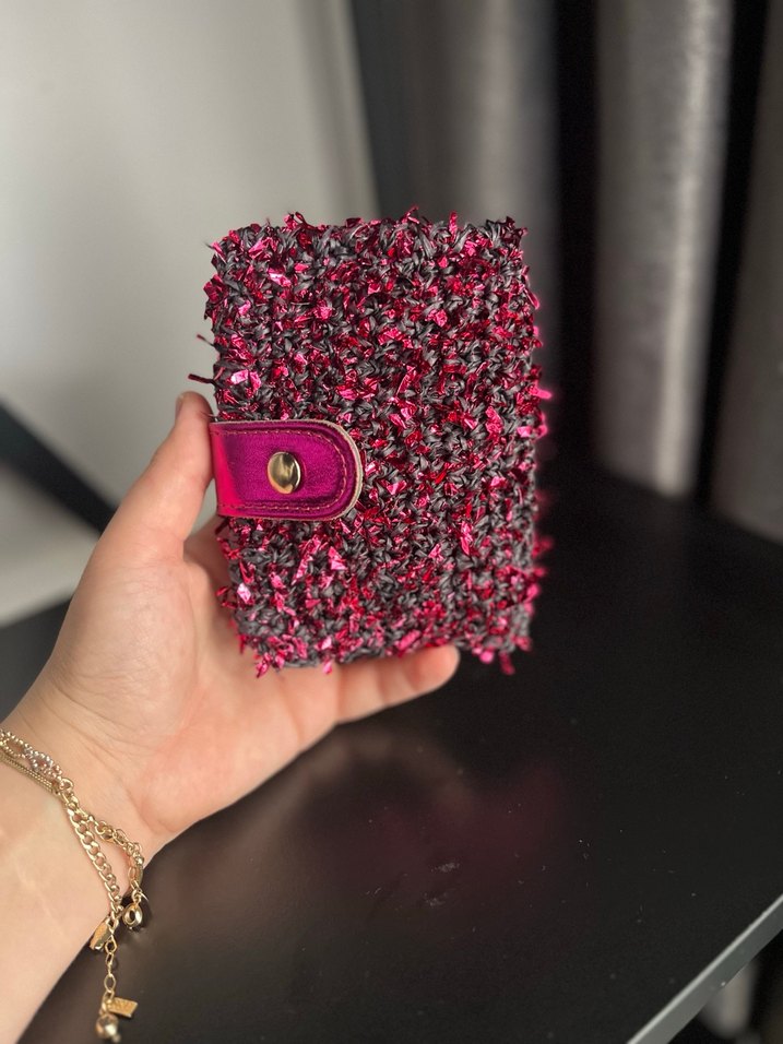 Pembe siyah cüzdan - Görsel 2