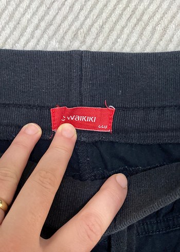 Kemerli Lacivert Kadın Denim Pantolon - Görsel 3